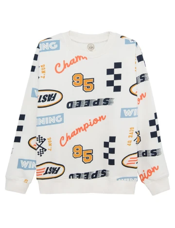 Bluza Cool Club, alb Alb