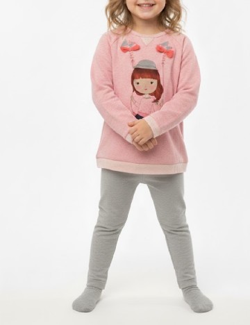 Compleu Zara, roz/gri