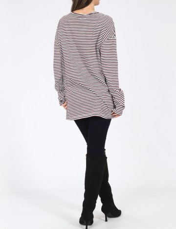 Bluza Oversize Zara, pruna