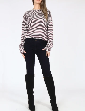 Bluza Oversize Zara, pruna