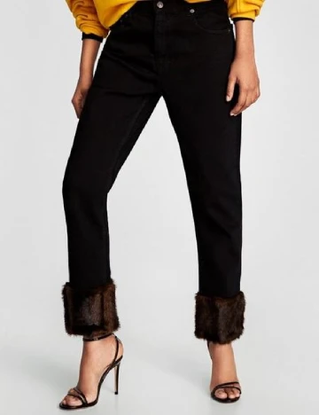 Blugi Zara, negru Negru