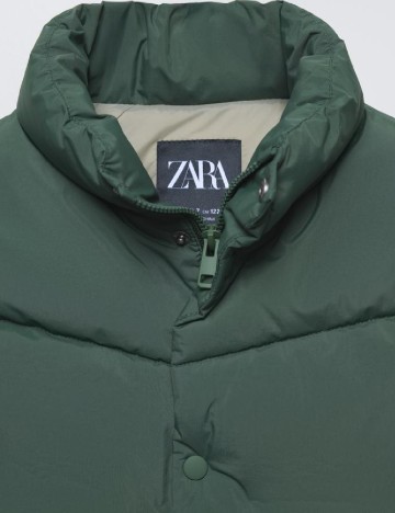 Vesta impermeabila Zara, verde