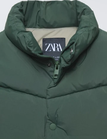 Vesta impermeabila Zara, verde