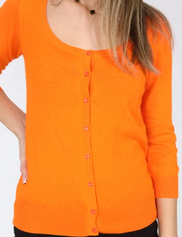 Cardigan Zara, portocaliu