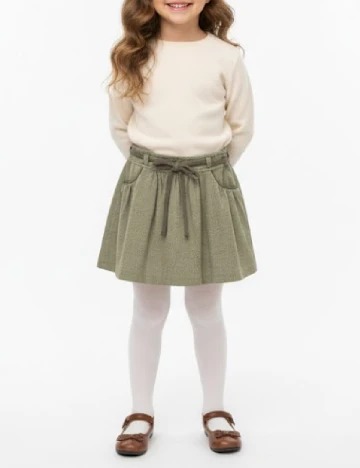 Fusta Zara, verde Verde