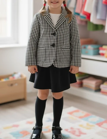 Jacheta Zara, alb/negru