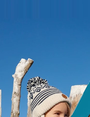 Caciula Cool Club, alb/albastru Alb