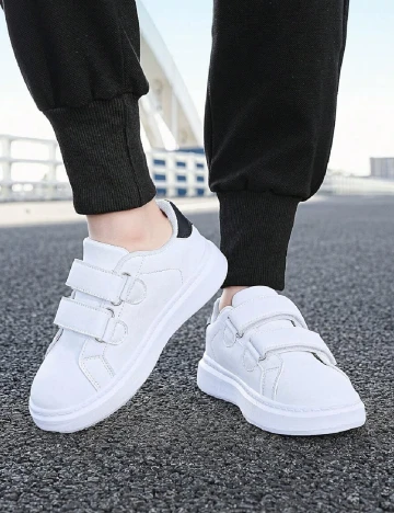 Adidasi Shein Kids, alb