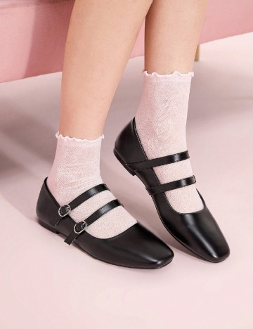 
						Pantofi Shein Kids, negru