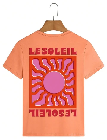 Tricou SHEIN, portocaliu