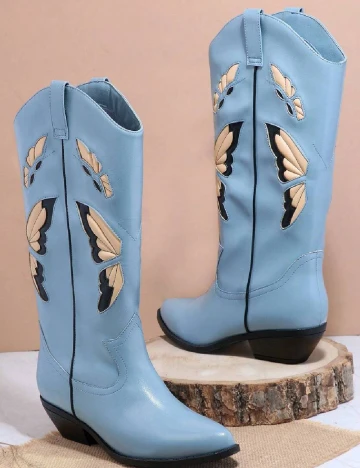 Cizme SHEIN, albastru