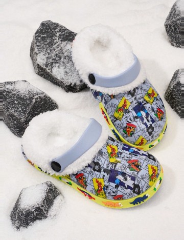 
						Saboti Shein Kids, albastru