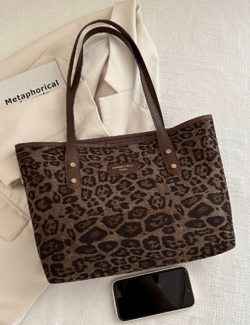 
						Geanta SHEIN, animal print