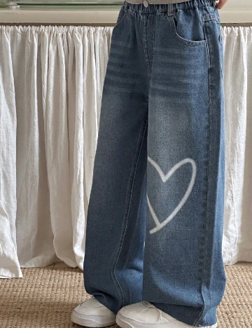 Blugi Shein Kids, albastru