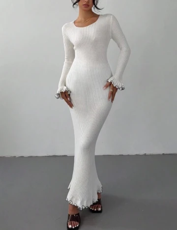 Rochie lunga SHEIN, alb