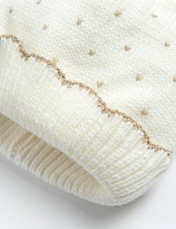 Caciula Cool Club, alb