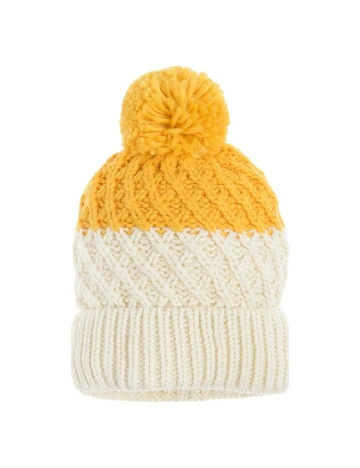 Caciula Cool Club, crem/galben