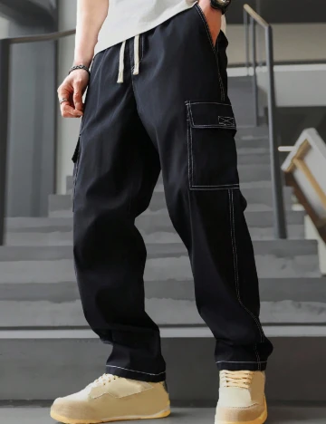 Pantaloni SHEIN, negru