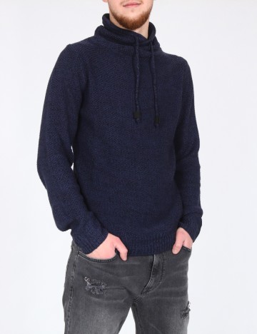 
						Pulover Pull&Bear, bleumarin