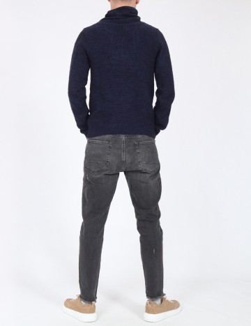 Pulover Pull&Bear, bleumarin