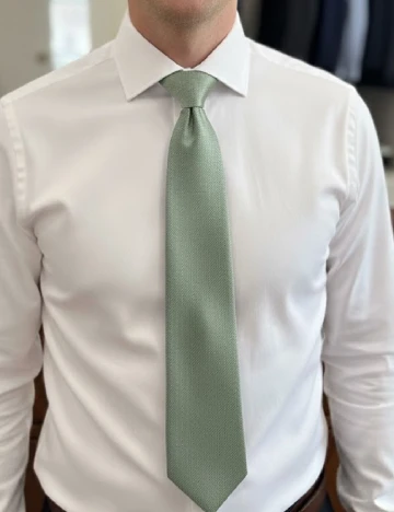 Cravata Zara, verde deschis