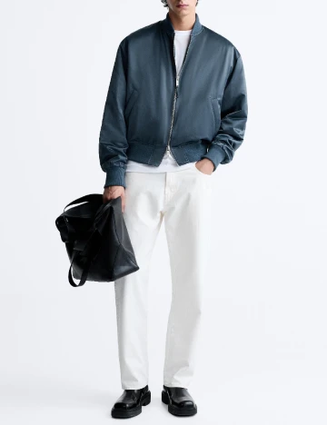 Jacheta Zara, albastru Albastru