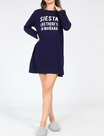 Rochie de noapte Oysho, albastru