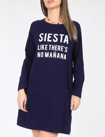 Rochie de noapte Oysho, albastru