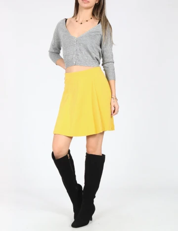 Fusta Bershka, galben