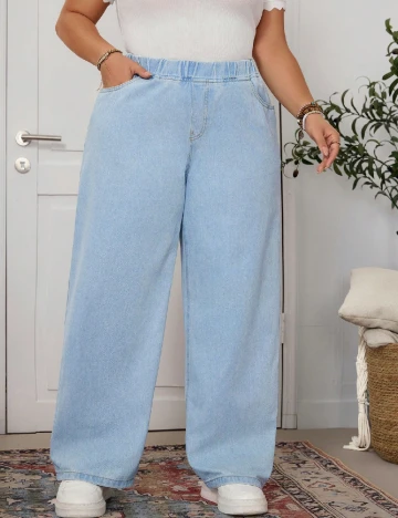 Blugi SHEIN CURVE, albastru