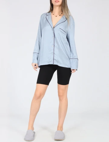 Bluza de pijama Oysho, albastru