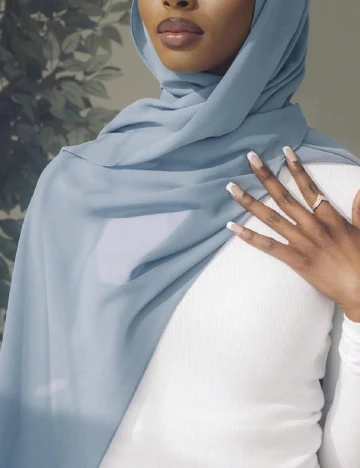 Esarfa SHEIN, albastru