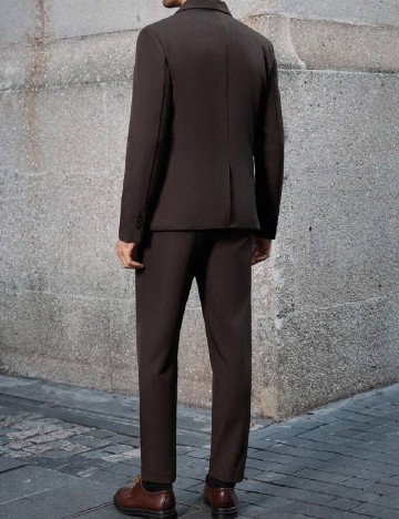 Costum SHEIN, maro inchis