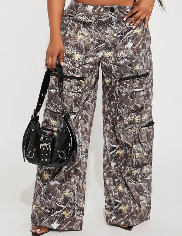 
						Pantaloni SHEIN CURVE, army