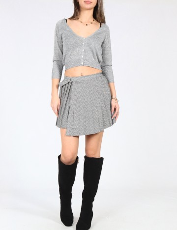 Fusta Zara, alb/negru