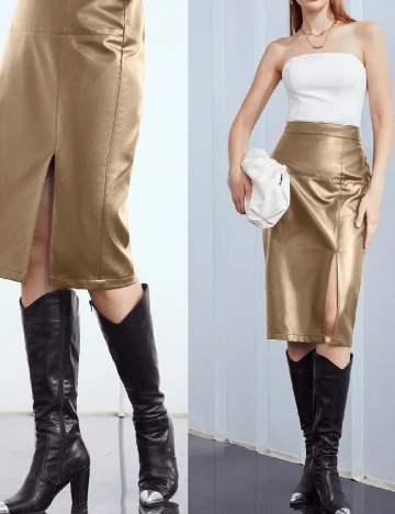 Fusta MOTF, bej Crem