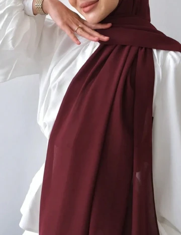 Esarfa SHEIN, visiniu