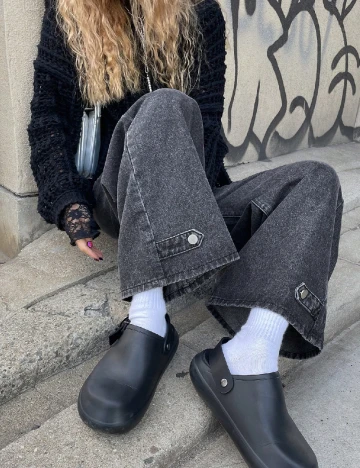 Blugi Dazy, gri inchis