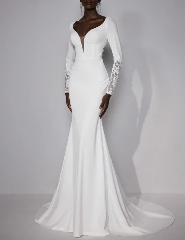 Rochie lunga SHEIN, alb