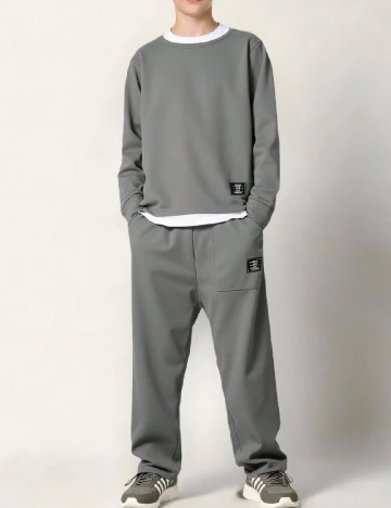 Compleu Shein Kids, gri