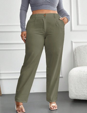 
						Blugi SHEIN CURVE, kaki