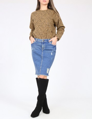 
						Fusta Zara, albastru