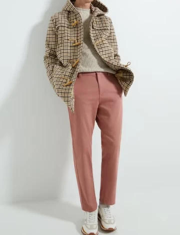 Pantaloni Zara, roz pudra