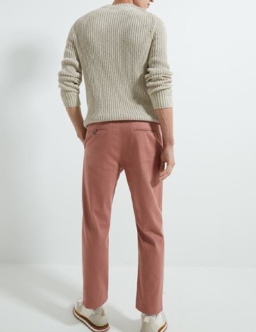 Pantaloni Zara, roz pudra