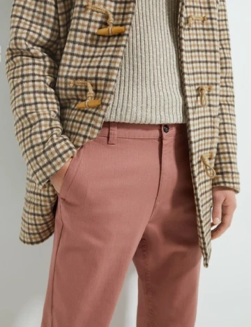 Pantaloni Zara, roz pudra