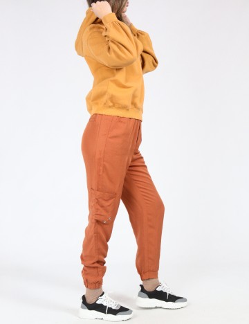 Pantaloni Zara, maro