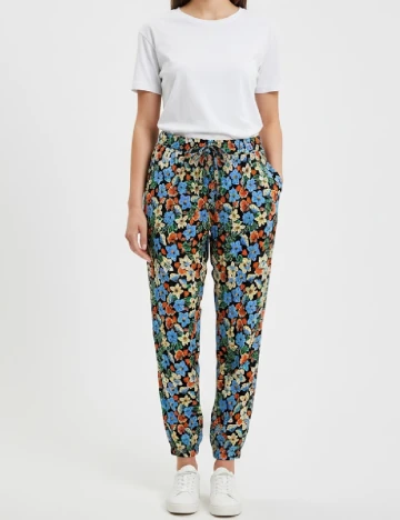Pantaloni Zara, floral