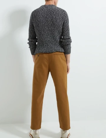 Pantaloni Zara, maro