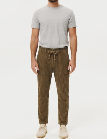 Pantaloni Zara, maro