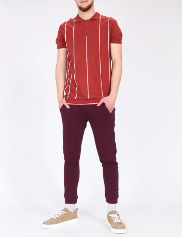 Pantaloni Pull&Bear, visiniu